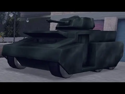 Czołg Rhino w GTA 3 — pojazd wojskowy z bazy Phil Cassidy