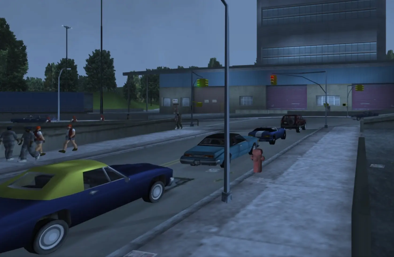 Samochody na ulicach Liberty City w GTA 3
