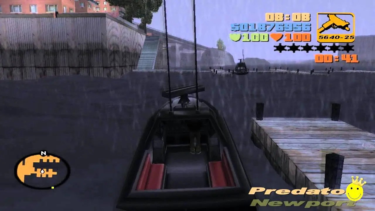 Misja „A Drop In The Ocean" zlecona przez Donalda Love'a — jedna z ostatnich misji w GTA 3