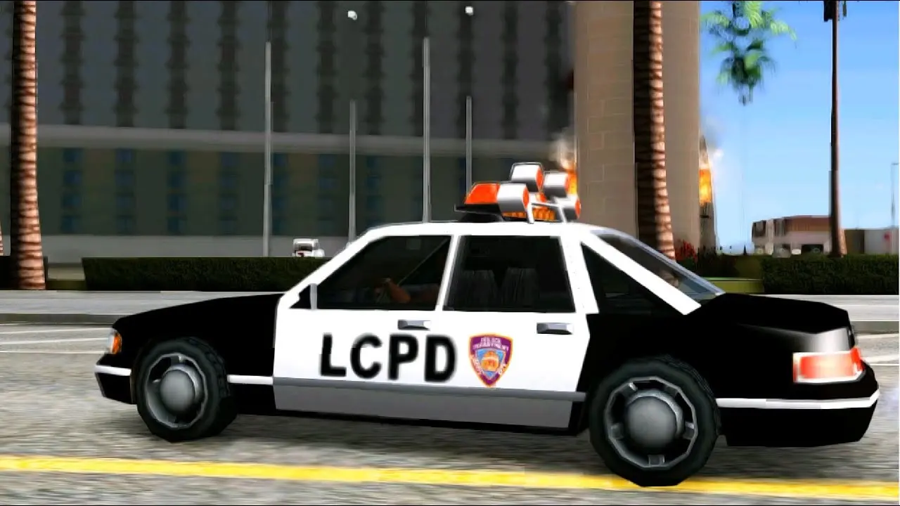 Radiowóz LCPD w GTA 3 — pojazd policji